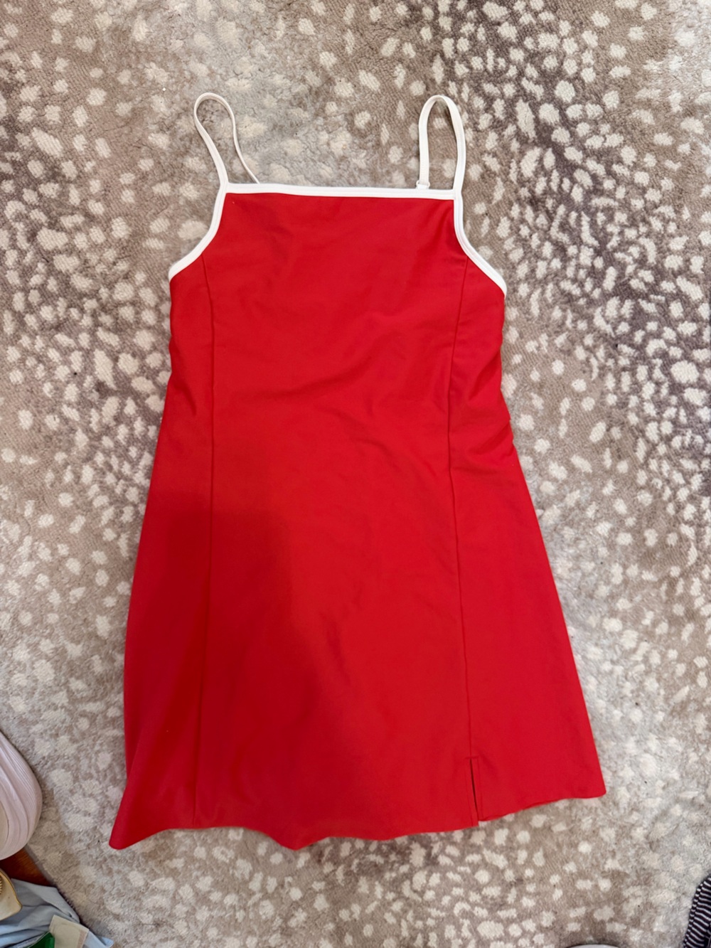 Old Navy Red Dress with White Trim